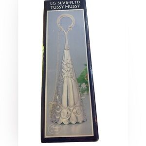 Andrea By Sadek Tussy Mussy Silver Plated 1 Set 13878 Made In India